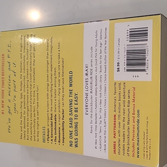 Maximum Ride Book Set by James Patterson - Picture 7 of 7